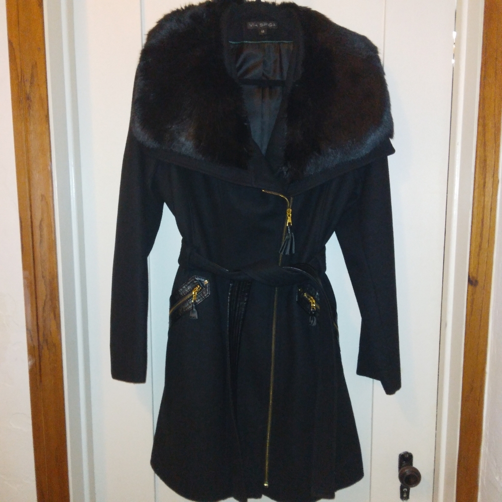 Via Spiga Dress Coat